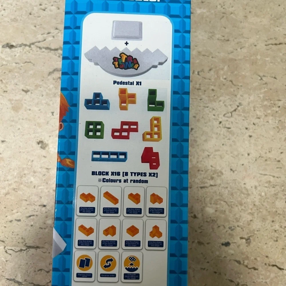 ALKISTA 48 Pcs Tetra Tower Balance Stacking Blocks Game, Board Games